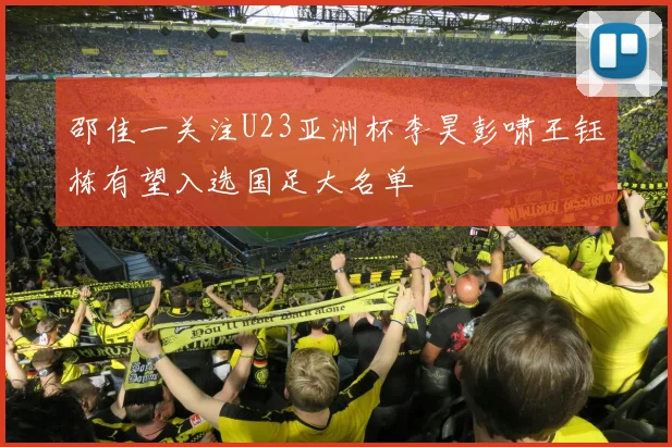 邵佳一关注U23亚洲杯李昊彭啸王钰栋有望入选国足大名单