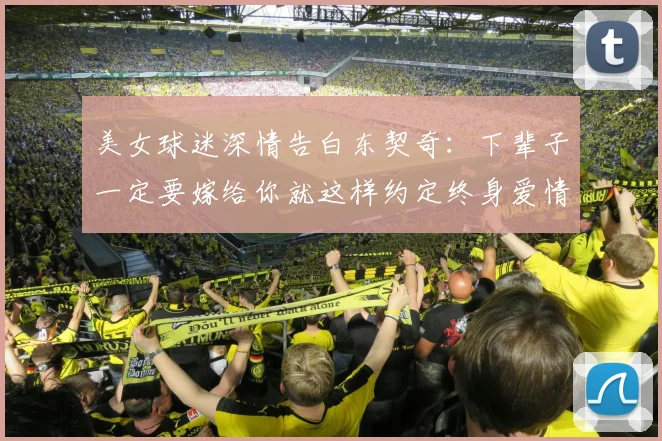美女球迷深情告白东契奇：下辈子一定要嫁给你就这样约定终身爱情